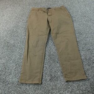 Under 510 Pants Mens 32X25 Beige Brown Chino Trouser Flat Front Stretch Preppy‎